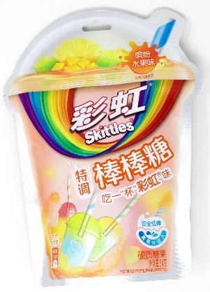 Skittles Lollipops Fruit Flavors (54g)